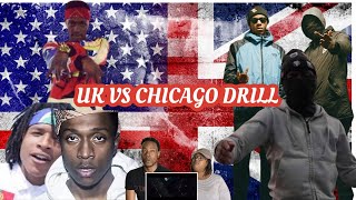 *AMERICANS* REACTING TO UK DRILL v US DRILL | CHICAGO EDITION