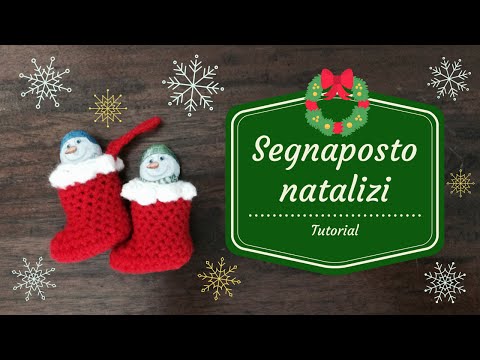 Segnaposti Natalizi Uncinetto.Speciale Natale Segnaposto Natalizi Youtube