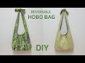 DIY Reversible hobo bag/Shoulder bag tutorial/양면으로 사용하는 귀여운 호보백만들기/패턴공유