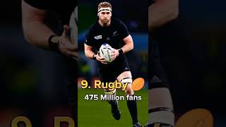 Top 10 Most Popular Sports In The World #shorts #viral #sports #top10 #2022 screenshot 5