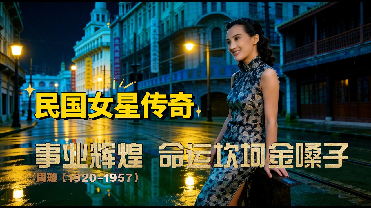 周璇 《馬路天使》金嗓子影后 她的命運轉折 | Zhou Xuan