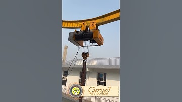 Curved Beam Monorail Electric Hoist in Action | Venus Engineers | Made in India.