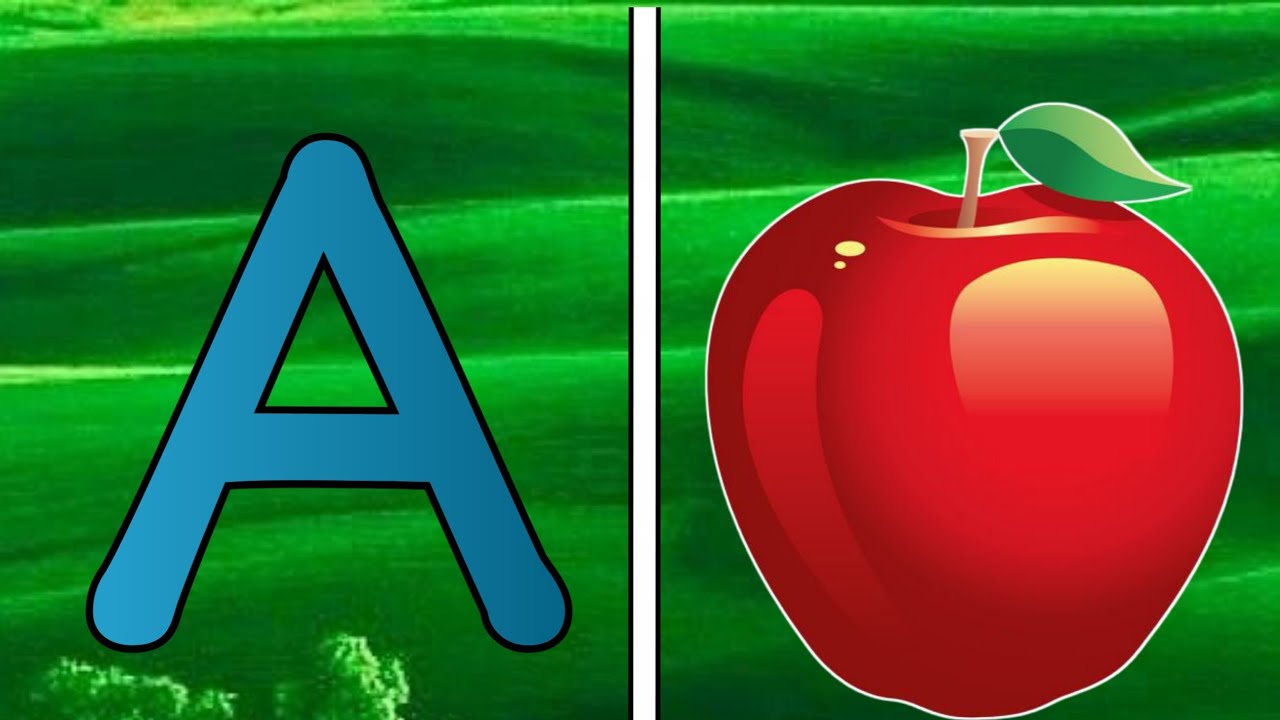 Phonics song with TWO Words - A for apple - ABC Alphabet song with ...