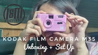 Kodak Film Camera M35 | Unboxing + Set Up | Shopee Haul | Reusable Film Camera | Isel & Mark