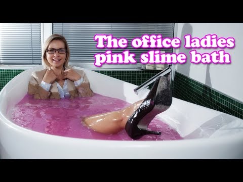 Pink slime bath