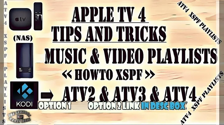 Apple TV 4 Hacks: Create NAS Video and Music Playlists🔃 & Stream Kodi on IPhone/IPAD & ATVs