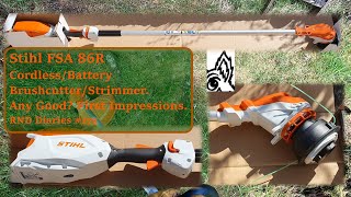 Stihl FSA 86R Cordless/Battery Brushcutter/Strimmer. Any Good? First Impressions. RND Diaries #175