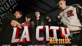 Por La City Remix - Emiliano Nahuel Ft Eliz,Nattanael,Sebiche,Lapi (Video Oficial) Prod. Gabeats Resimi