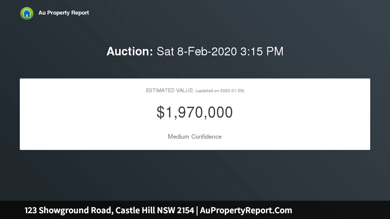 123 Showground Road, Castle Hill NSW 2154 | AuPropertyReport.Com