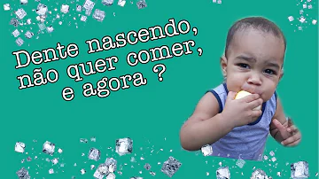 O que dar para o bebê comer quando os dentes estão nascendo?