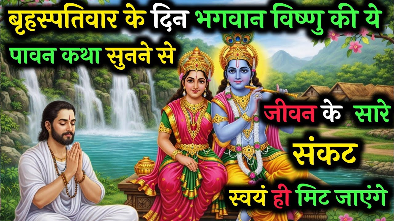 बृहस्पतिवार के दिन विष्णु भगवान की ये कथा सुनलो जीवन के सारे कष्ट स्वयं मिट जाएंगे ! | Vrat Kath 