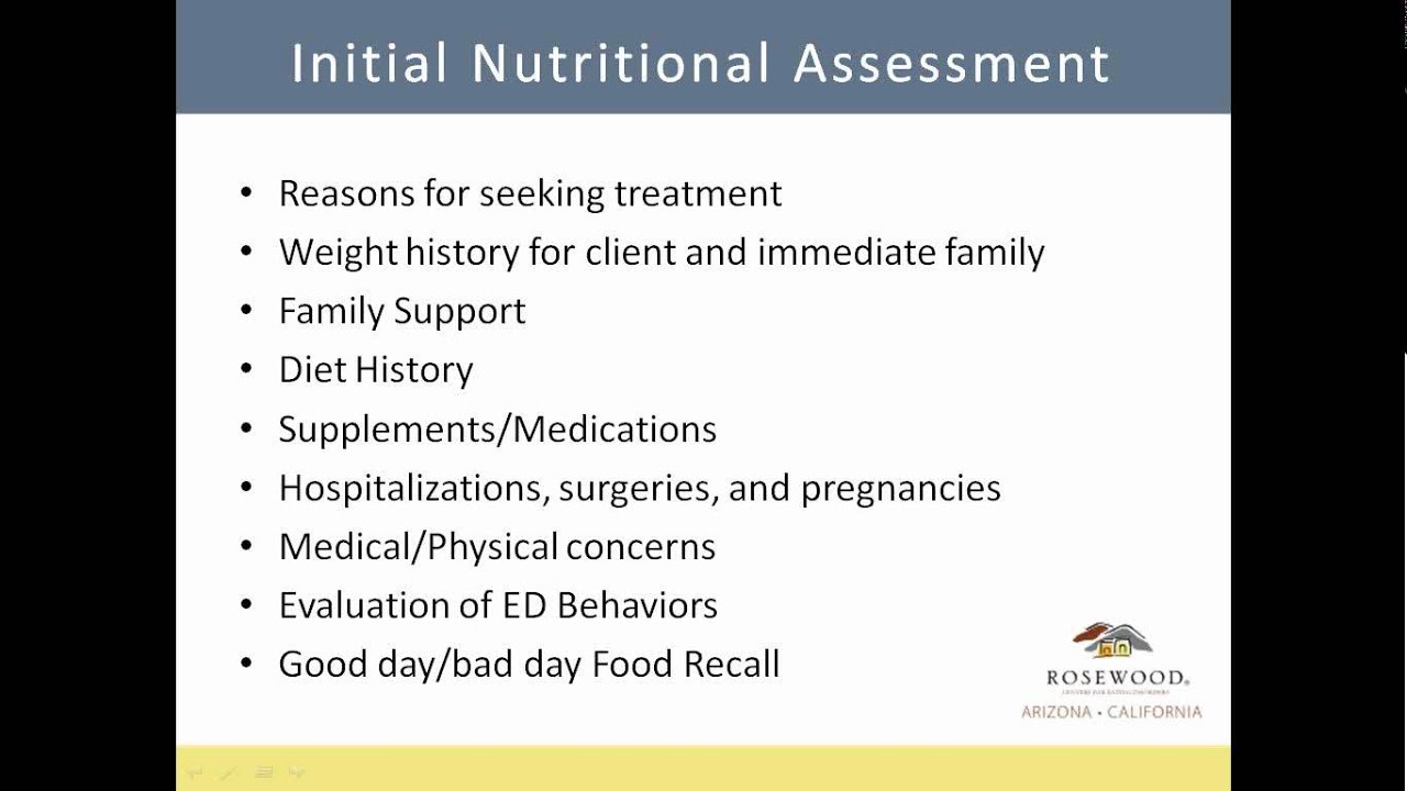 When It Really Is About the Food: Nutritional Issues for Eating Disorders