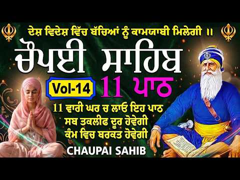 Chauapi Sahib Vol -14 || ਚੌਪਈ ਸਾਹਿਬ ਪਾਠ || Chaupai Sahib Path || Chopai Sahib || Chaupai Sahib #path