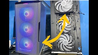 Phanteks P500A Front Fans Fix! (Modify the front panel without making a hole)