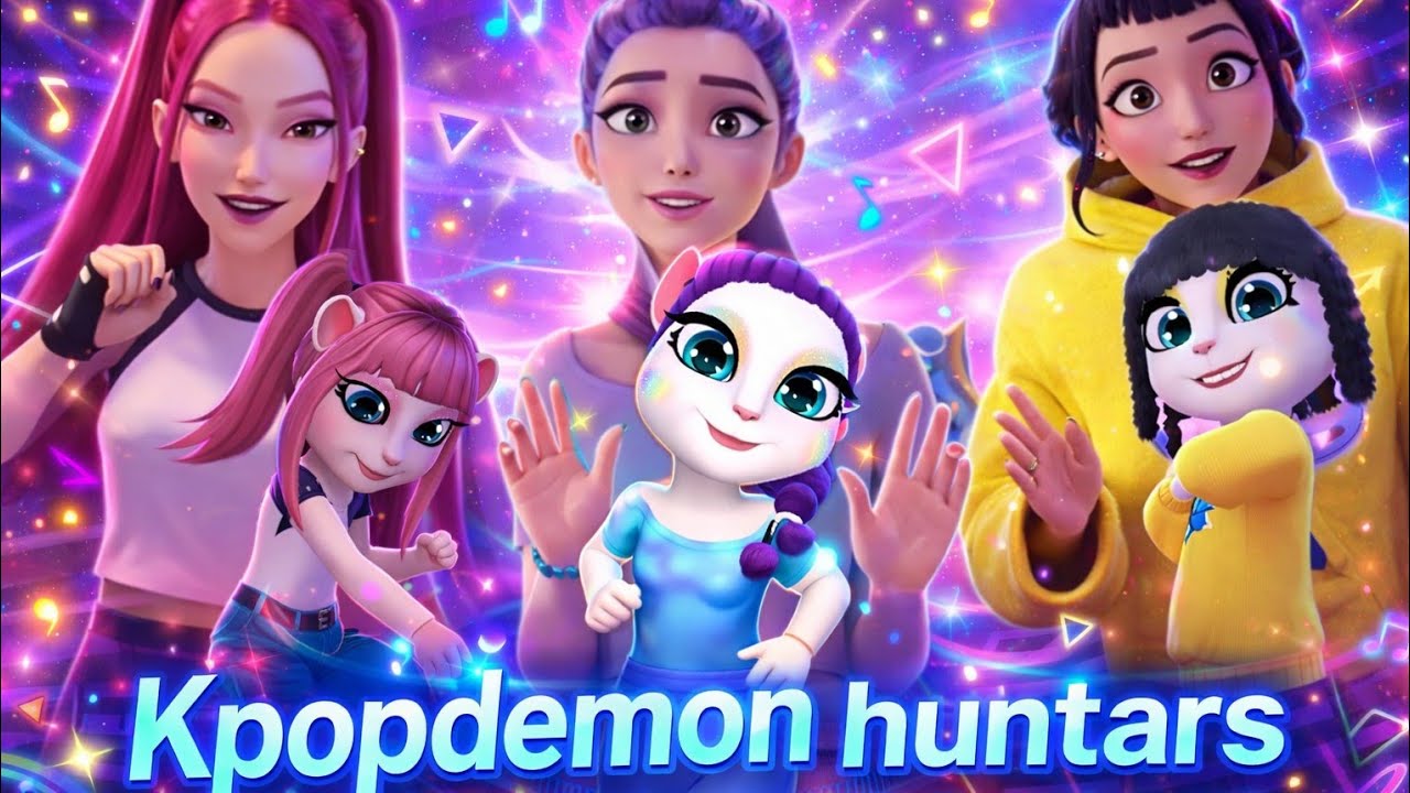 Kpop Demon Hunters vs My Talking Angela 2 😱 | Epic Battle