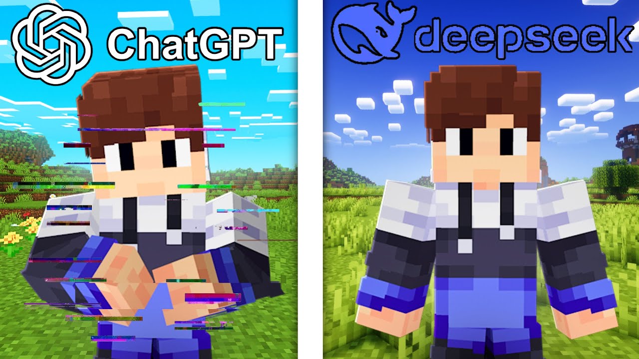 😱 ChatGPT vs DeepSeek Делают МАЙНКРАФТ с НУЛЯ!