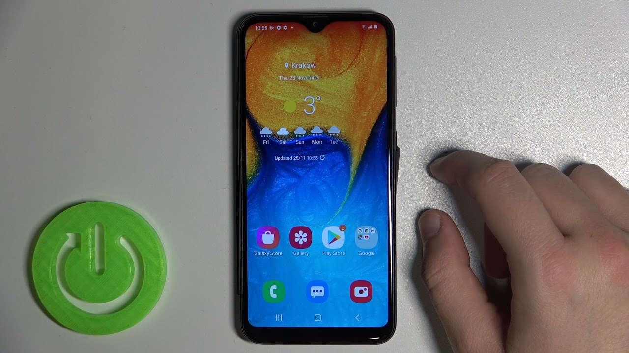 How to Add Widgets in SAMSUNG Galaxy A20e – Manage Home Screen - YouTube