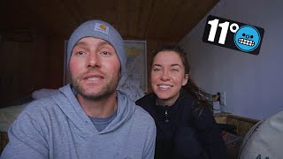 Cold night in our TINY HOME (Ranch VLOG)