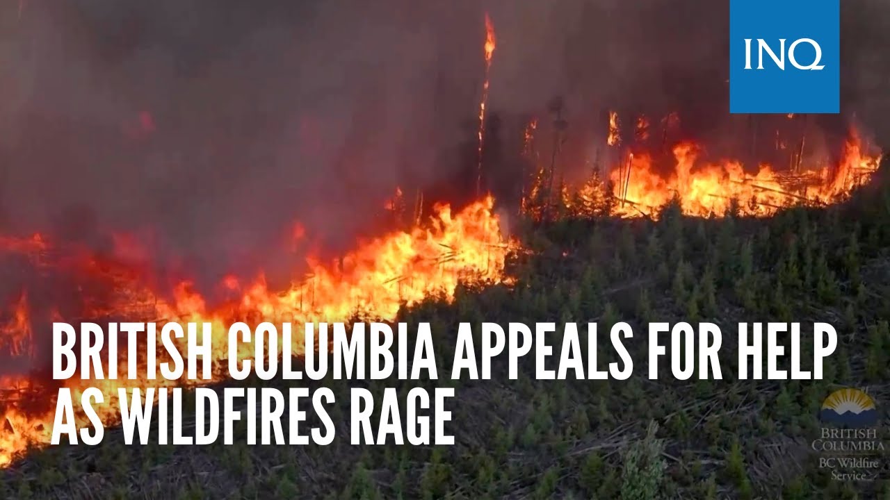 British Columbia appeals for help as wildfires rage - YouTube