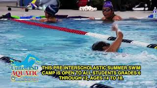 2022 UISD Summer Aquatic Swim PSA ENG
