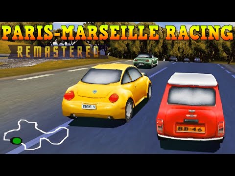 Paris-Marseille Racing Gameplay Review PSX PS1 Remastered 4K