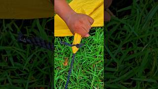 This rope knot trick is strong and reliable Used by professionals worldwide #viralvideo #satisfying