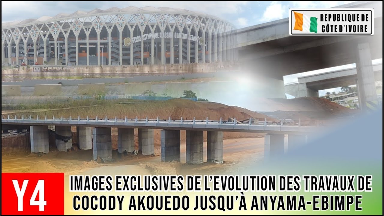 LA Y4: IMAGES EXCLUSIVES DE L'ETAT D'AVANCE DES TRAVAUX DE LA SECTION 1 D'AKOUEDO JUSQU'A EBIMPE