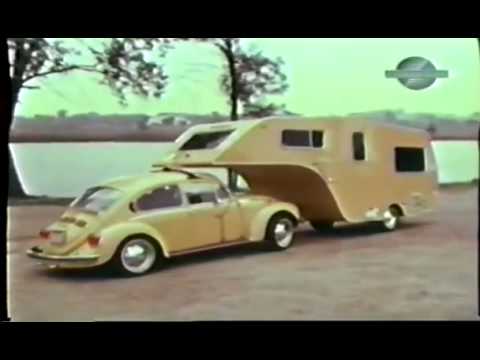 ▶-1974-volkswagen-pulls-fifth-wheel-travel-trailer!