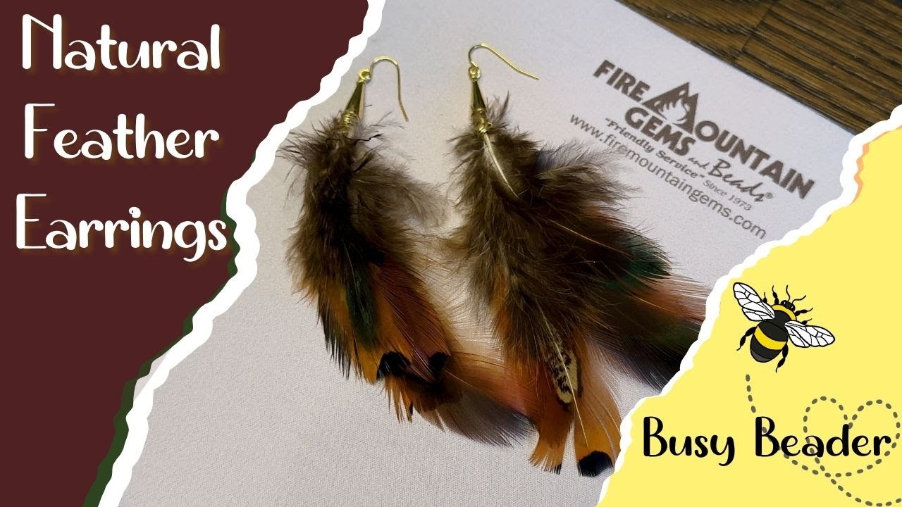 Серьги-перья в стиле эко-шик: откройте для себя свой естественный стиль!