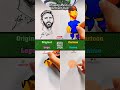 Drawing Messi in different Style | FIFA World Cup 2026 #shorts #art #drawing #worldcup2026