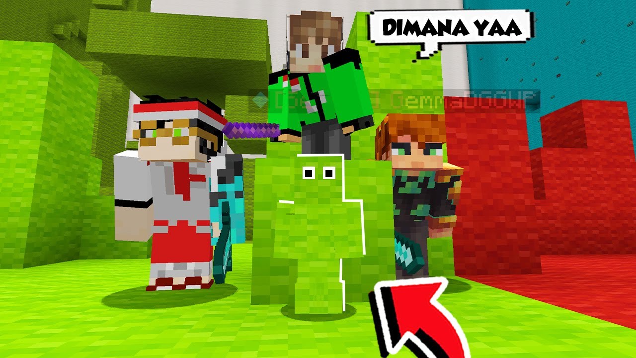 AKU PRANK JADI KECIL DI PETAK UMPET MENYAMAR BERSAMA 4 FATHERS DI MINECRAFT!!!