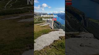 Welcome to Preikestolen Norway _🇳🇴#norway #placestovisit #tiktoktrend #explore #travelnorway#
