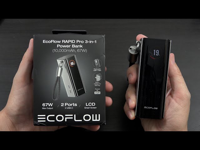 EcoFlow RAPID Pro 3-in-1 Power Bank (10,000mAh, 67W) - YouTube