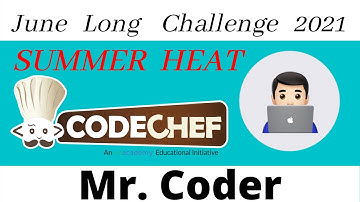 Summer Heat Solution  |  Codechef | June Long Challenge 2021 |  Codechef | Java #codechef#java#coder