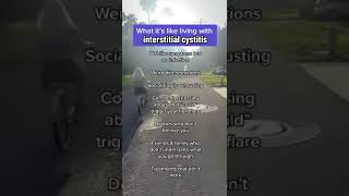 What it's like to live with interstitial cystitis #interstitialcystitis #ic #icwarrior