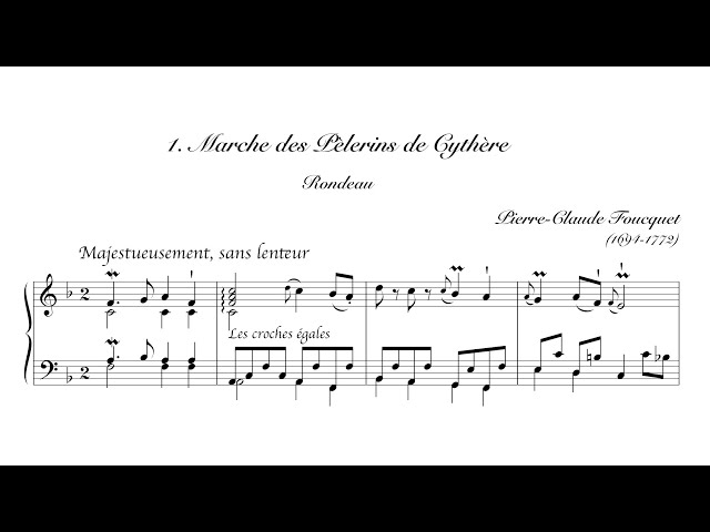 Pierre-Claude Foucquet – Pièces de clavecin, Book 2 - YouTube