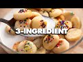 3 Ingredient Mini VANILLA SUGAR COOKIE Recipe!