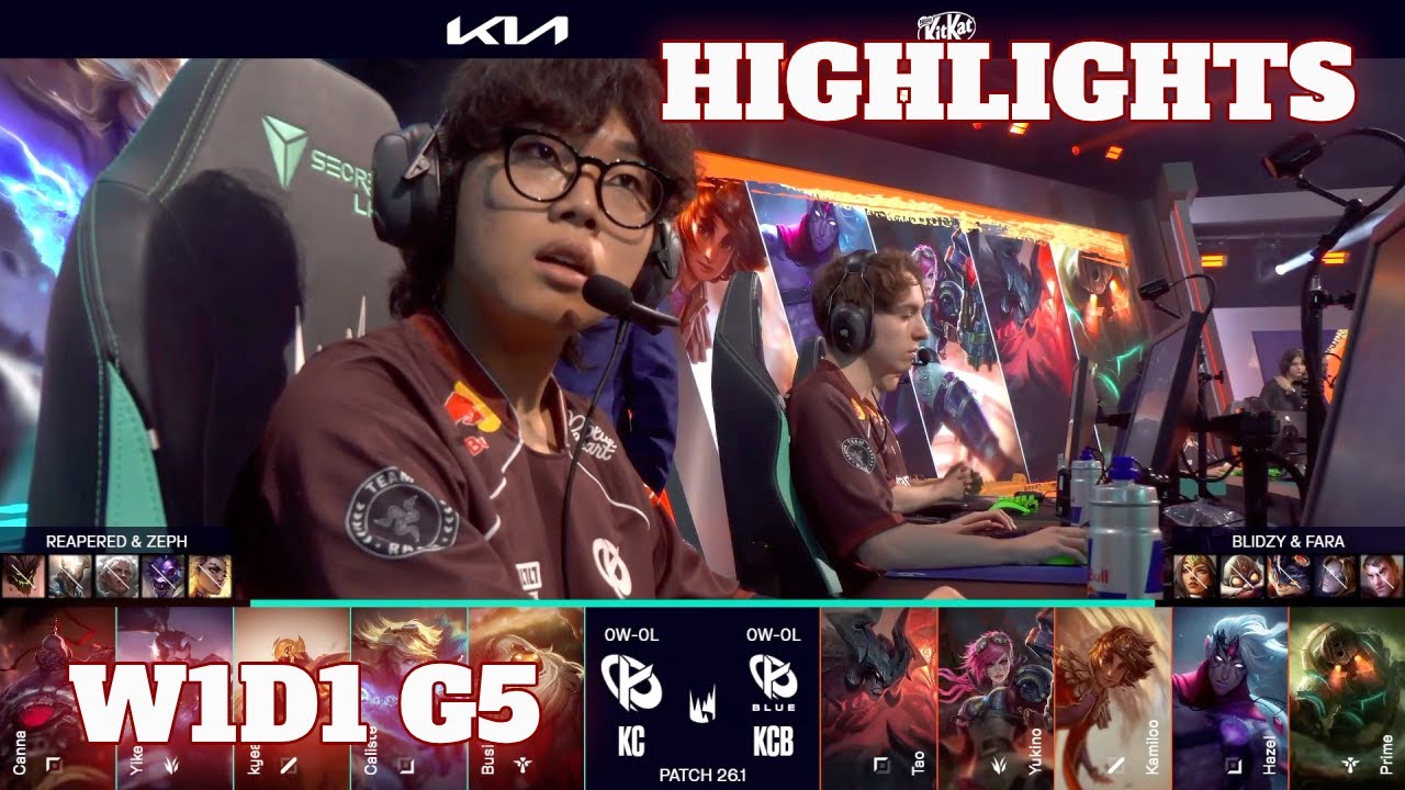 KC vs KCB - Highlights | Week 1 Day 1 LEC Versus 2026 | Karmine Corp vs Karmine Corp Blue W1D1