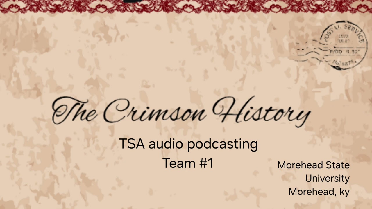 Morehead kentucky, TSA Audio Podcasting, Team 1,  history or Mystery