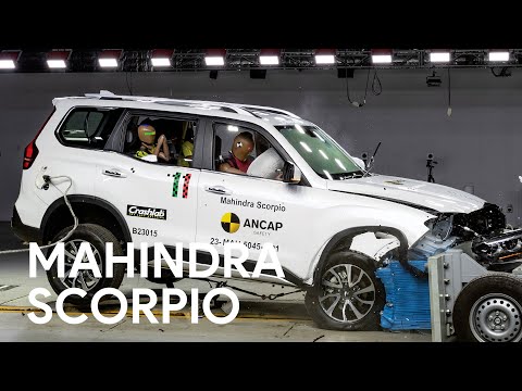 ANCAP safety & crash testing a Mahindra Scorpio
