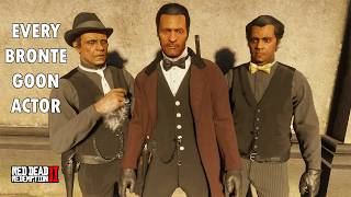 All Bronte's Goon Voice Actors | RDR2
