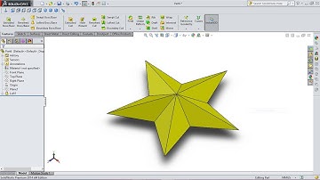 SolidWorks Tutorial Sketch 3D Star