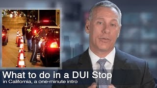 What to do if you're stopped for a DUI in Los Angeles