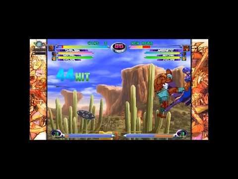 MvC2 Dhalsim 170% far range poke into unfly infinite, Inferno combo sequences 10/11/24