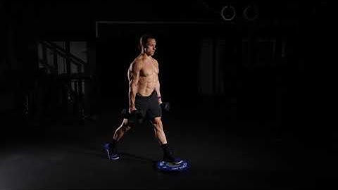 Dumbbell Suitcase Front Foot Elevated Split Squat