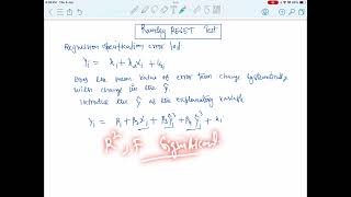 Ramsey RESET Test