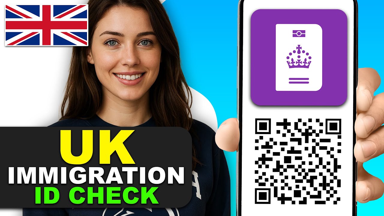 How to Get a QR Code for the UK Immigration ID Check App - YouTube