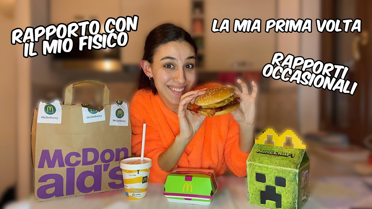 MUKBANG MCDONALD'S RISPONDENDO ALLE VOSTRE DOMANDE / tina official channel