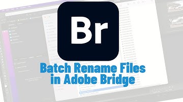 Batch Renaming Files in Adobe Bridge