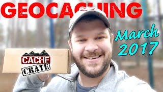 March 2017 Cache Crate GEOCACHING Unboxing!